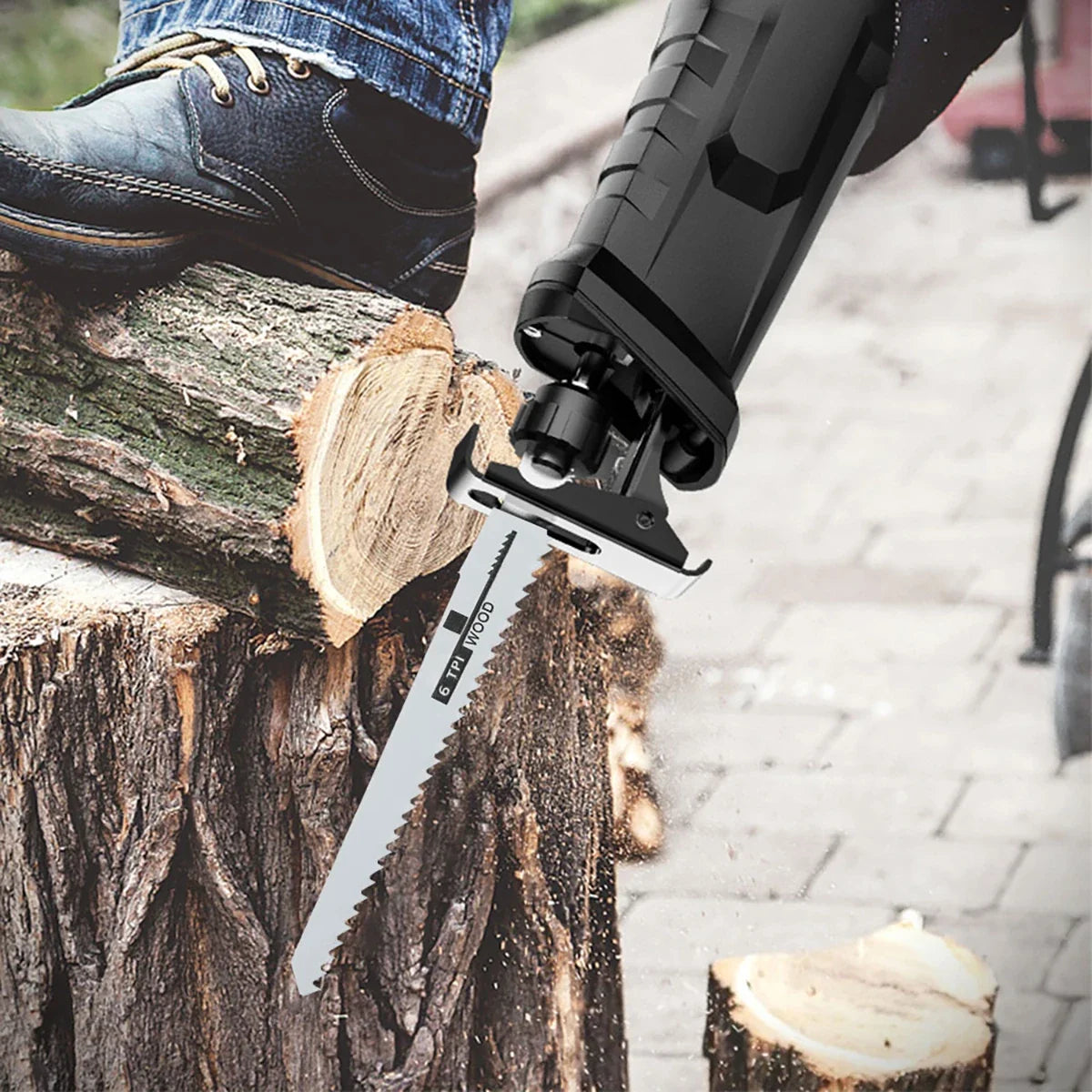 10PCS Reciprocating Saw Blades - Multi Material Cutting Set for Wood Metal Plastic Pipe and Power Tools