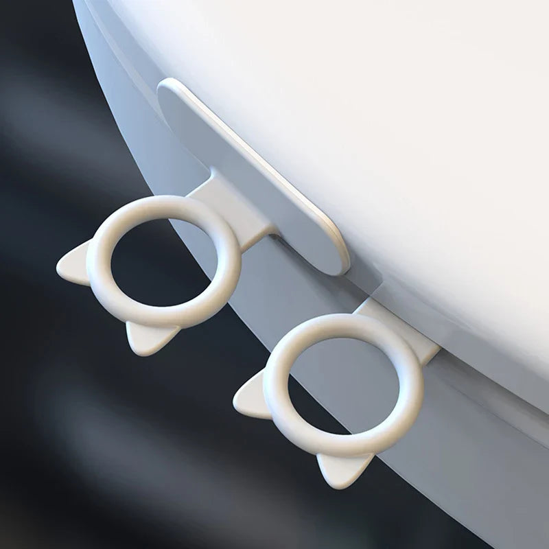 Toilet Seat Lifter - Multifunctional Toilet Lifting Device to Avoid Touching - Ring-Shaped Pot Seat Lifter WC Accessory