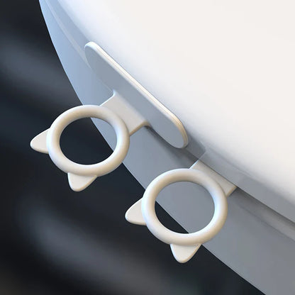 Toilet Seat Lifter - Multifunctional Toilet Lifting Device to Avoid Touching - Ring-Shaped Pot Seat Lifter WC Accessory