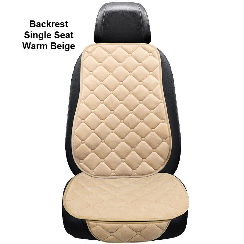 Universal Winter Warm Car Seat Cover Protector Set – 3-Piece Rear Seat Cushion Auto Interior Protection for Cars, SUVs & Vans
