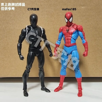 CT 1/12 Spider-Man MAFEX 147 Black Suit Venom Action Figure 6" Anime Model Toy Collectible