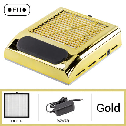 Nail Dust Collector – Powerful Manicure Vacuum Cleaner with Filter, Nail Extractor Fan for Nail Art Tools