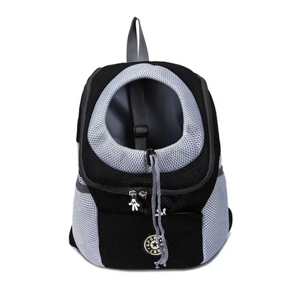 Pet Backpack Carrier - Breathable Adjustable Front Pack with Reflective Safety Strips for Dogs & Cats Outdoor Travel