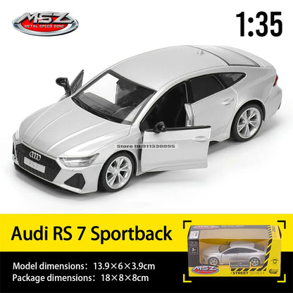 MSZ 1:32 Die-Cast Car Model — Porsche 911 GT3 RS, Audi, BMW & Nissan Alloy Toy Collectible, Decorative Gift for Kids & Adults
