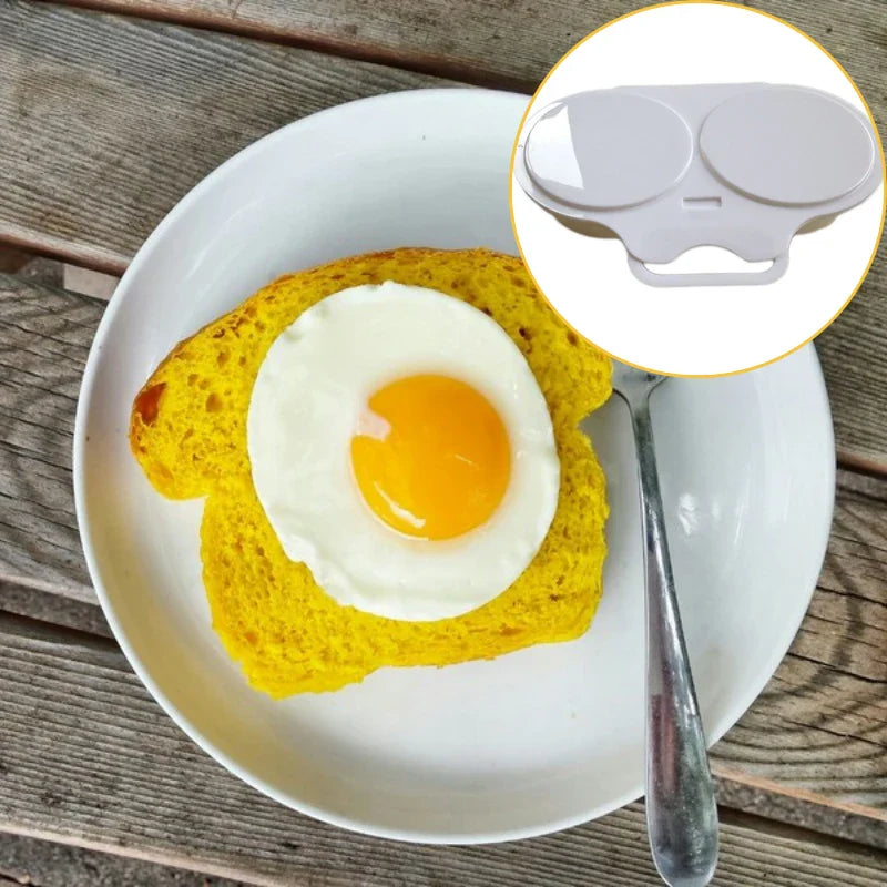 Food Grade Plastic Microwave Egg Steamer - Convenient Cooking Mold and Egg Poacher, Kitchen Gadget for Fried Eggs