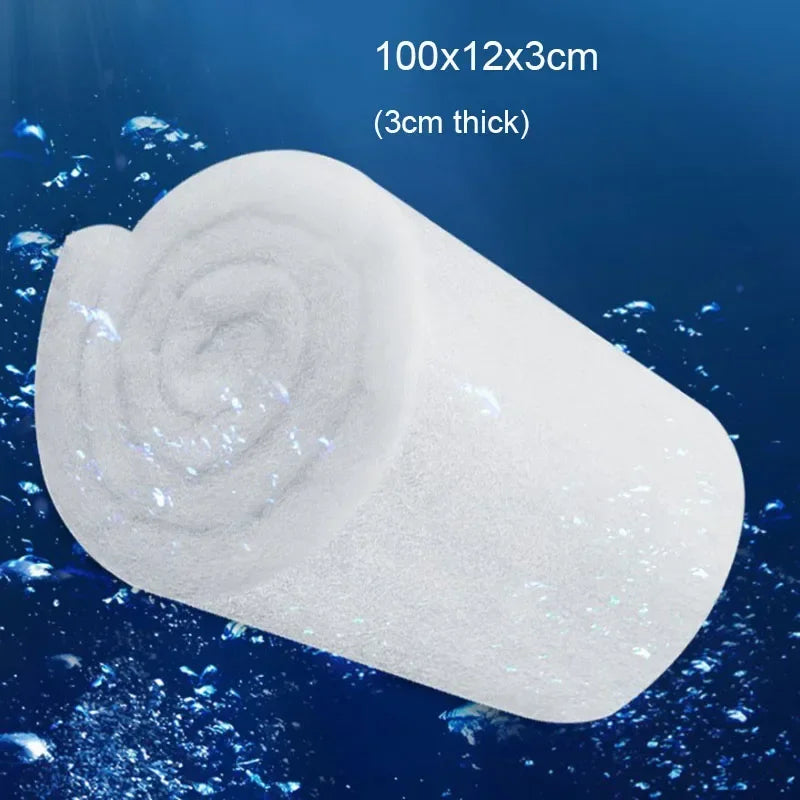 Super Thick Biochemical Aquarium Filter Cotton - Sponge Foam for Fish Tank, Bio Skimmer