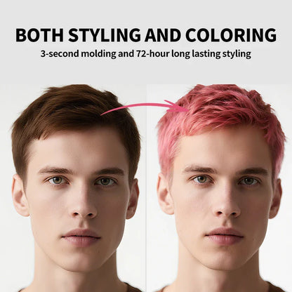 13-Color Halloween Hair Wax – 50g/120g DIY Temporary Hair Dye Cream for Party, Cosplay, Men & Women