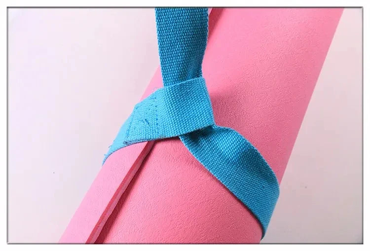 Adjustable Yoga Mat Strap – Shoulder Carrier for Exercise, Fitness & Stretch, 165cm x 3.8cm