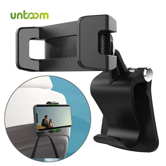 Untoom Universal Car & Stroller Phone Holder – Mobile Clip with GPS Support for Back Seats