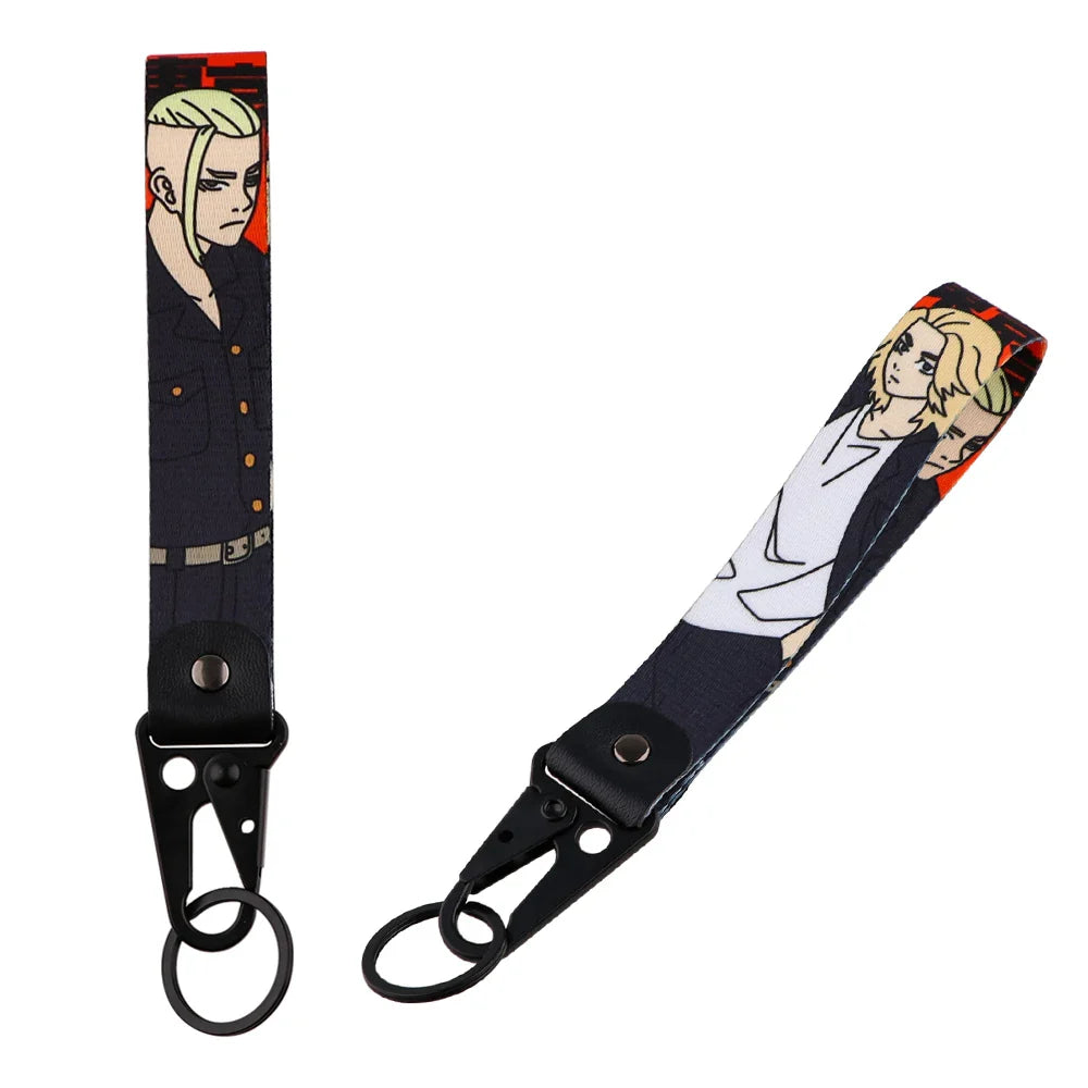 Anime Eagle Beak Keychain – Cool Short Lanyard for Phone, Badge Holder & USB Pendant