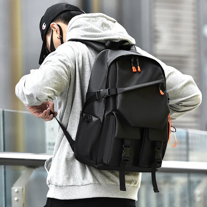 Luxury Men’s Backpack — High-Quality 15.6" Laptop Bag, Waterproof Travel & School Backpack, High-Capacity Fashion Bag