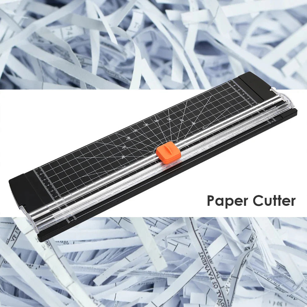 A4/A5 Paper Cutting Guillotine – Lightweight Paper Cutter with Pull-Out Ruler for Photos & Scrapbooking