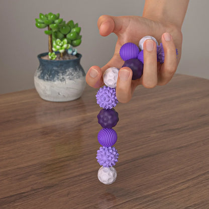 Silicone Magnetic Sensory Fidget Balls – Calming Stress Relief Toy for Kids & Adults   3/3