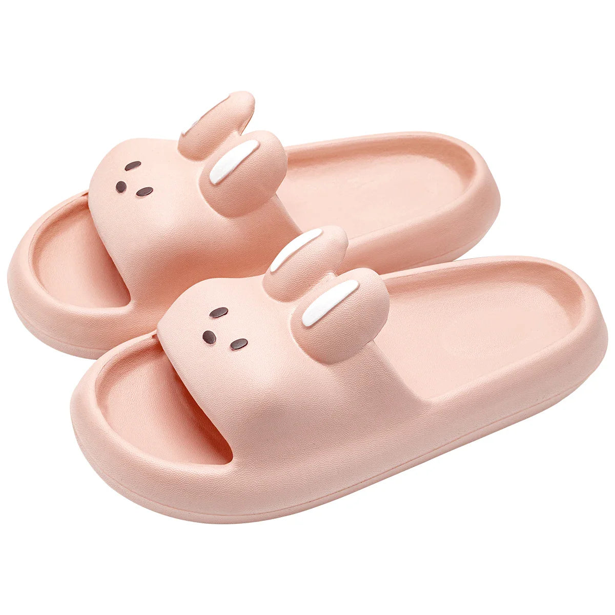 Pillow Rabbit Slippers for Women & Men – Comfy House Slides & Shower Sandals with Cushioned Thick Sole