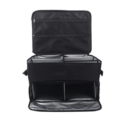 Golf Trunk Organizer – Waterproof Car Bag with Large Storage Box for Shoes, Balls, Tees, Clothes, Gloves & Accessories
