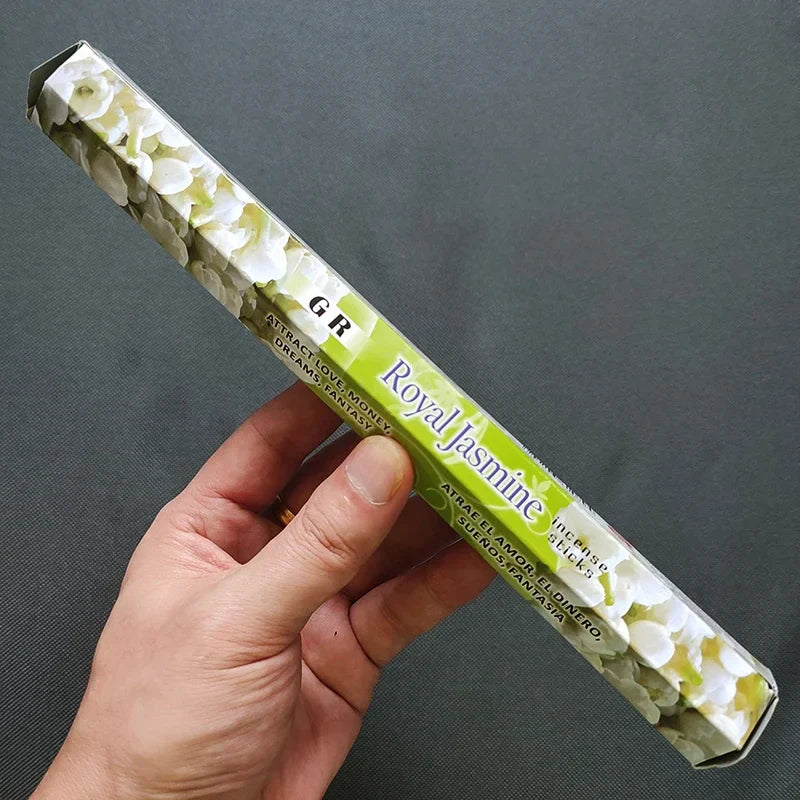 20 Sticks Indian Incense – White Sage, Lavender, Yoga & Sea Breeze Scents for Meditation, Air Purification & Aromatherapy