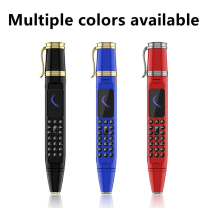 SERVO BM111 3-in-1 Magic Voice Pen Phone – Portable Dual SIM Mobile, Bluetooth Dial Recorder, and Original Telephone Device