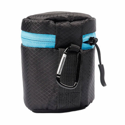 Lightdow 4-Size DSLR Lens Bag Set — Soft Protective Pouches S/M/L/XL for Camera Lenses