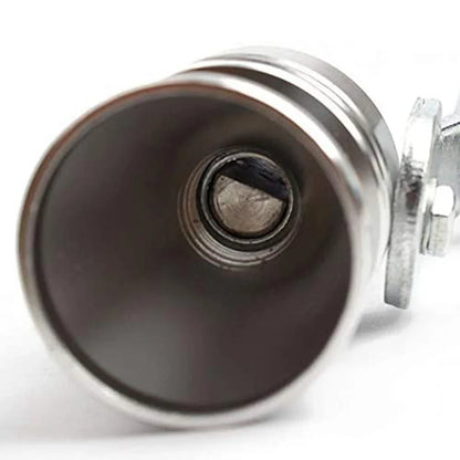 Universal Aluminum Turbo Whistle – Car Exhaust Muffler Sound Simulator Blow-Off Valve Turbo Noise Enhancer Accessory