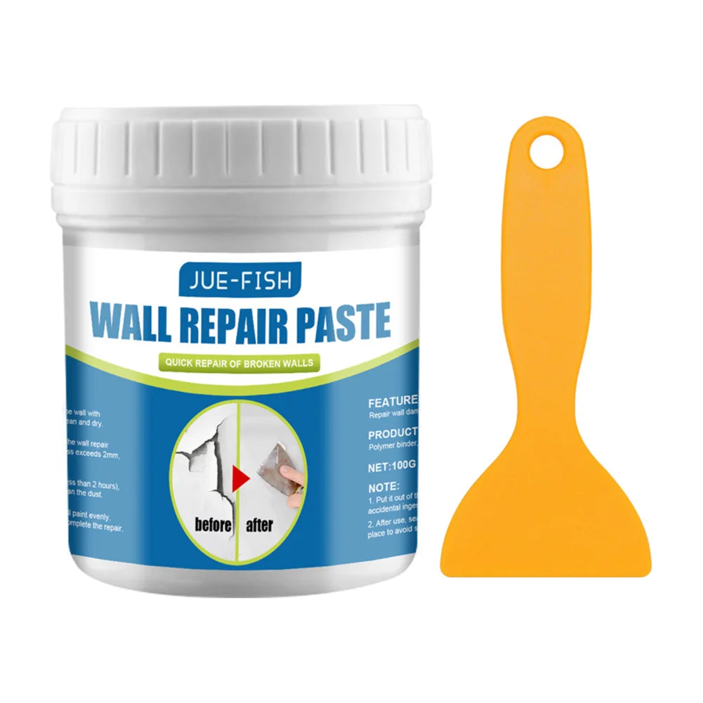 100g Multipurpose Ceramic Repair Adhesive – Strong Bonding Professional Repair Agent with Scraper for Bathroom Walls & Floors