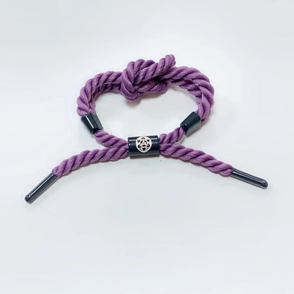 Naruto Anime Bracelet – Adjustable Cosplay Rope Wristband for Couples, Men & Women (Sasuke, Hinata, Itachi, Hyuga)