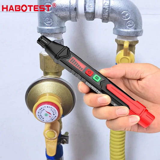 Gas Leak Detector HT59/HT60/HT61 - Combustible Gas Detector | 0-1000PPM, Sound & Screen Alarm | Mini Gas Detector for Natural Methane