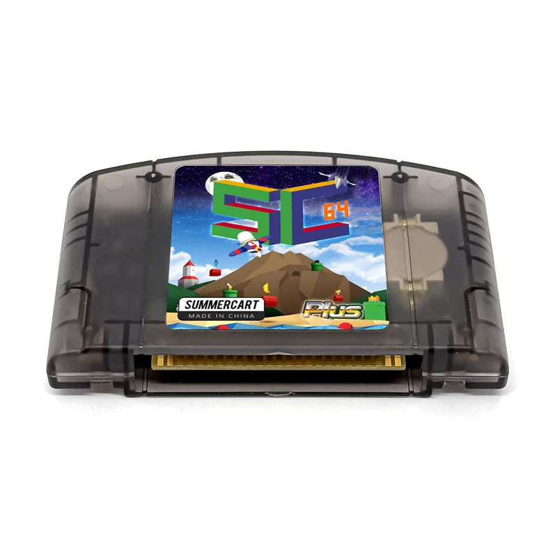 SummerCart 64 – 800 in 1 Open Source N64 Game Cartridge + Free 16GB Card | Compatible with 64DD & Nintendo 64