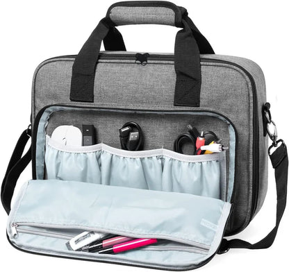 Universal Projector Storage Bag – Thickened Travel Case Handbag for Epson, BenQ & ViewSonic, Grey