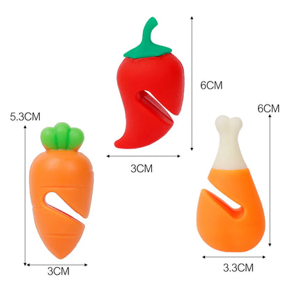3-in-1 Silicone Pot Lid Holder Set - Anti-Spill, Heat-Resistant, Anti-Overflow Stopper and Cover Lifter - Durable Kitchen Tool
