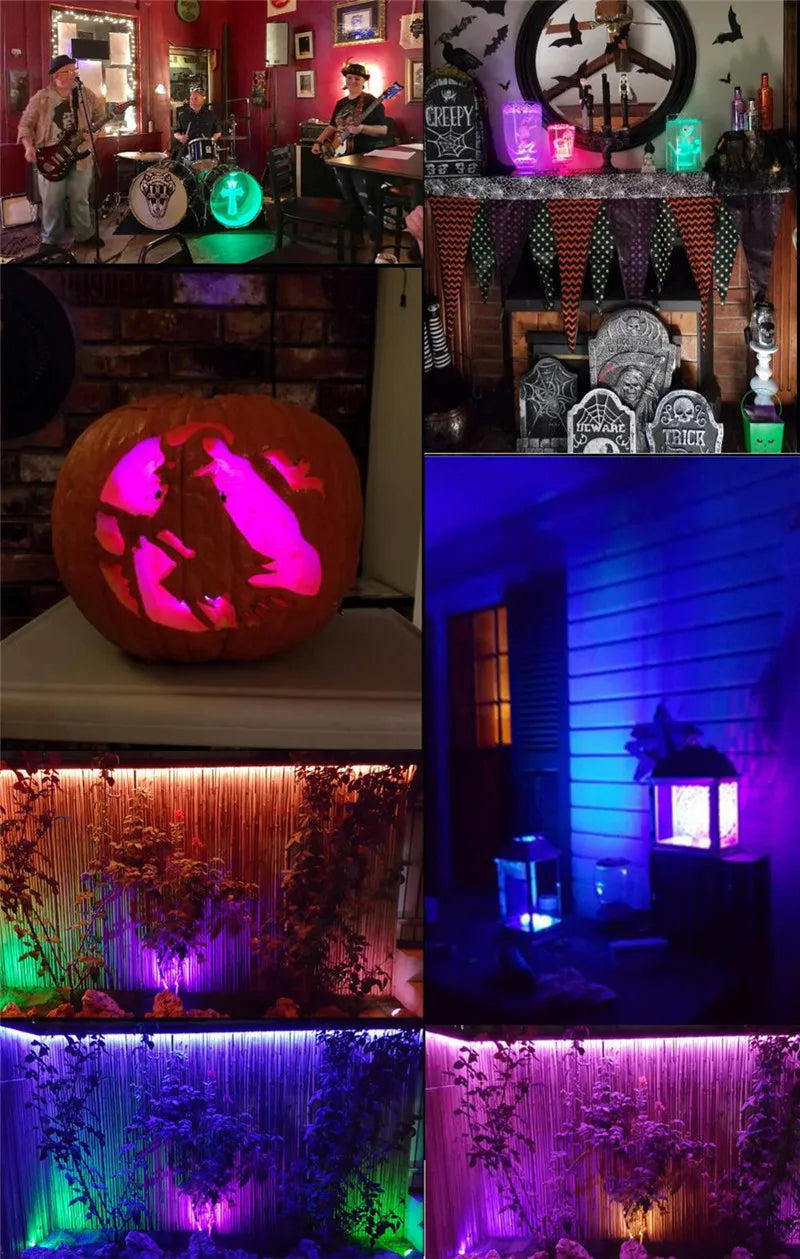 10LED RGB Submersible LED Light – Battery Operated Underwater Night Lamp for Pool, Garden, Wedding & Vase Decorations