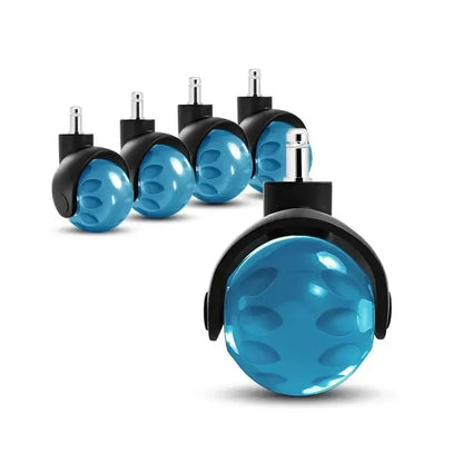 5-Pack 2" M11 Office Chair Caster Wheels — Heavy Duty, Quiet Rolling, Universal Fit for Desk Chairs