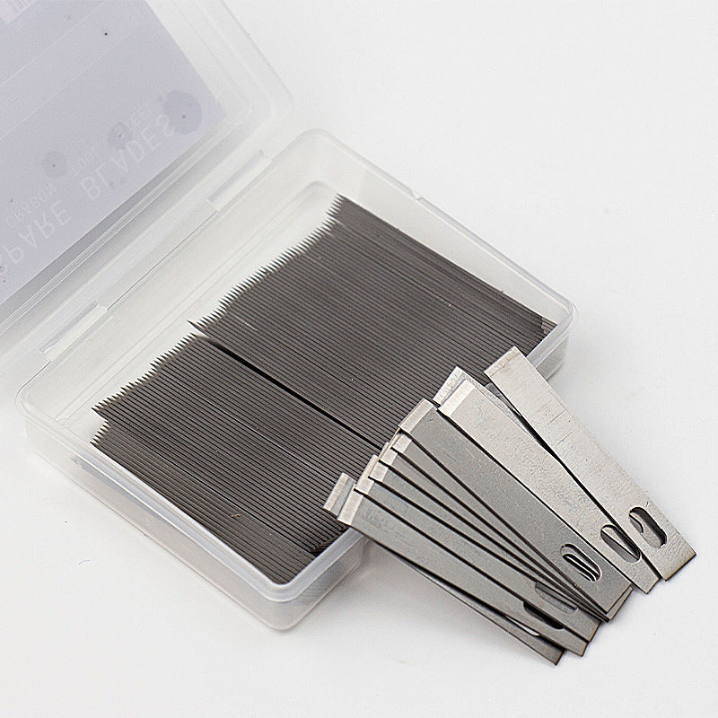 100/20pcs #4 Metal Scalpel Blades – DIY Engraving, Wood Carving & Sculpture Knife Replacement Cutting Tools