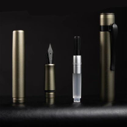 Hongdian M2 Mini Fountain Pen - Black Forest Metaverse Design, EF/F Nib, High-Quality Writing Stationery for School and Office, Premium Gift