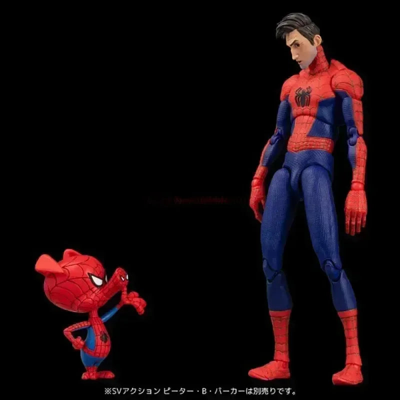 2024 Spider-Man & Gwen Action Figures — Spider-Verse Collection with Miles Morales Sentinel | Anime Toys Christmas Gift