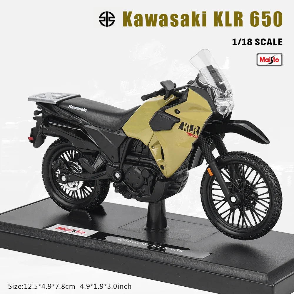 Maisto 1:18 Alloy Motorcycle Model – Yamaha MT-07/MT-10, Ducati, Kawasaki, KTM, Suzuki, BMW