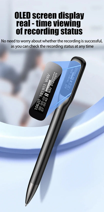 Famue 64GB Professional Meeting Recorder — 360° Omnidirectional, 1536kbps Lossless Audio, 25H Battery, HD Noise Reduction