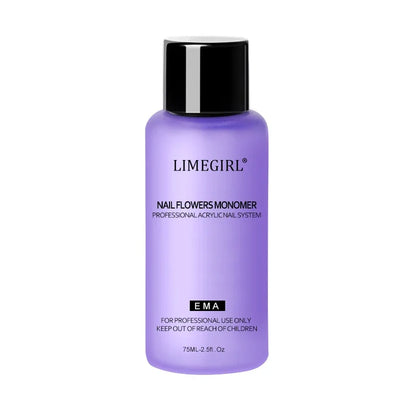 Limegirl Acrylic Nail Liquid Monomer - Large Capacity Nail Art DIY Crystal Powder Liquid for Professional Manicure