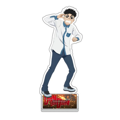 Anime Dandadan Momo Acrylic Keychain Stand – 15cm Cosplay Figure Display Plate for Bag Decoration, Fan Gift & Collectible Ornament