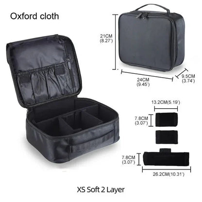 Professional Large Makeup Case – Travel Cosmetic Organizer & Nail Toolbox for Beauty Storage