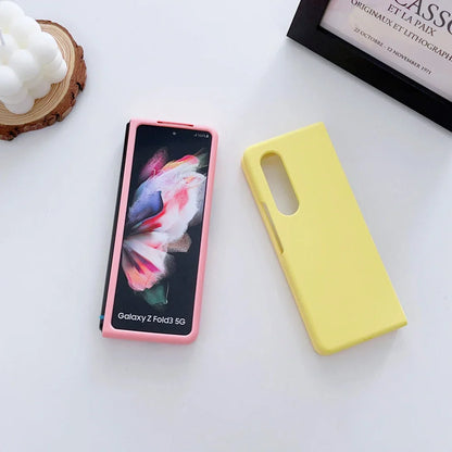 Soft Silicone Shockproof Phone Case for Samsung Galaxy Z Fold 6/5/4/3 – Multi-Color Protective Cover