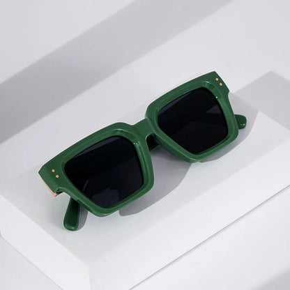 Ruiao 2024 Luxury Premium Designer Sunglasses – Black Square Shades for Men & Women