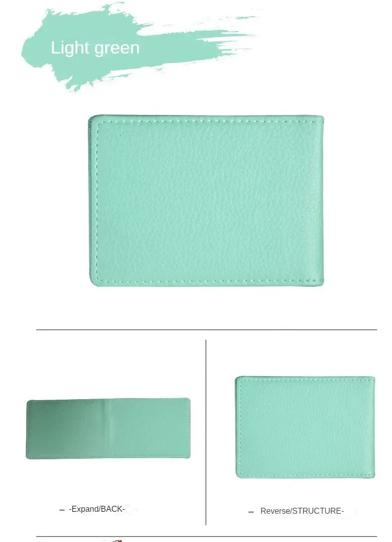 PU Leather Driver License Holder — Car Document Wallet for ID, Pass, Certificate, and Card Storage