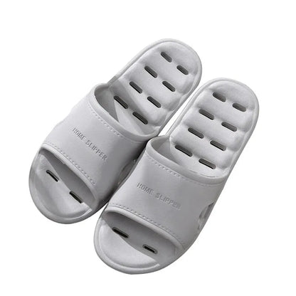 Feslishoet Unisex EVA Non-Slip Soft Bottom Shower Slippers – Quick-Drying Punching Bathroom Footwear