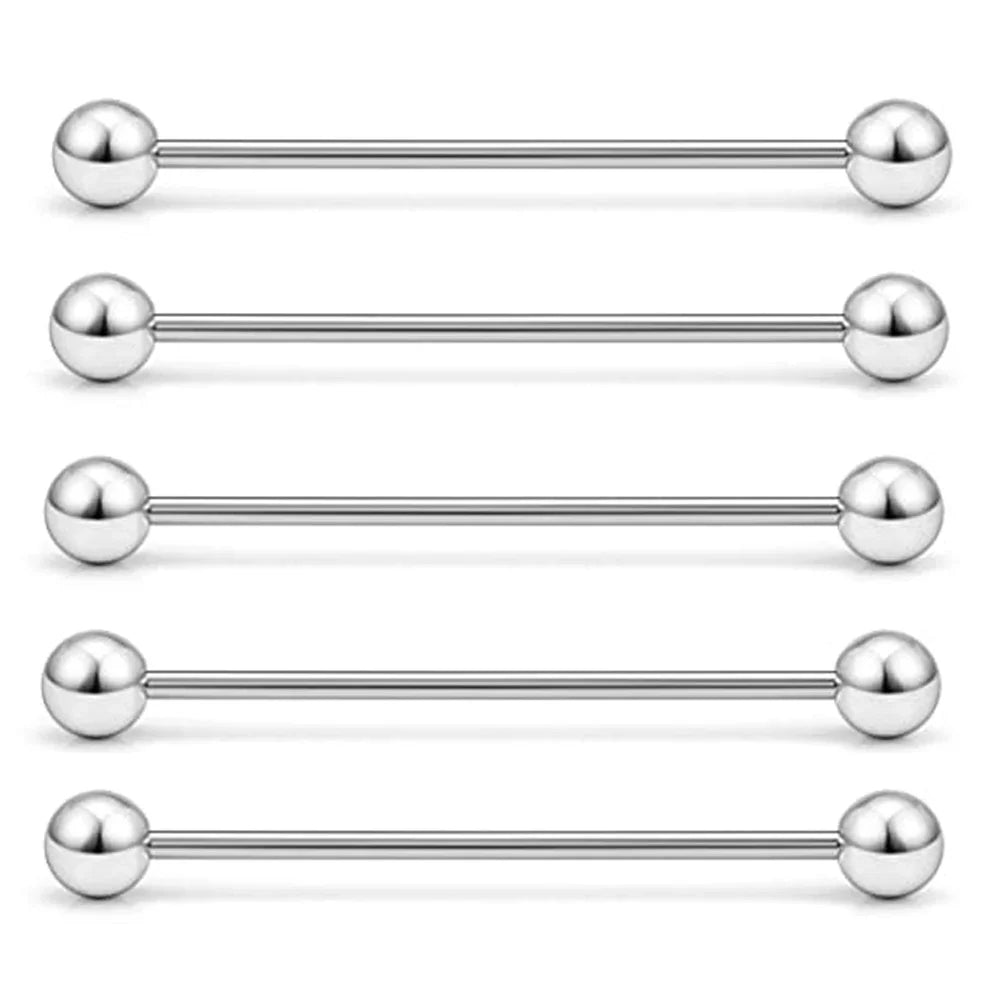 Stainless Steel Body Piercing Kit – Belly Button & Septum Piercing Set, Professional Piercing Tools for Personal and Salon Use