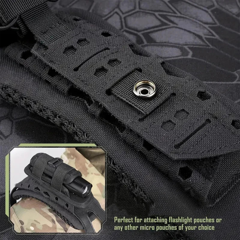 Outdoor Tactical Shoulder Pad – Breathable Non-Slip Sling Cushion Cushioning Shoulder Liner for Hunting & Gear Support