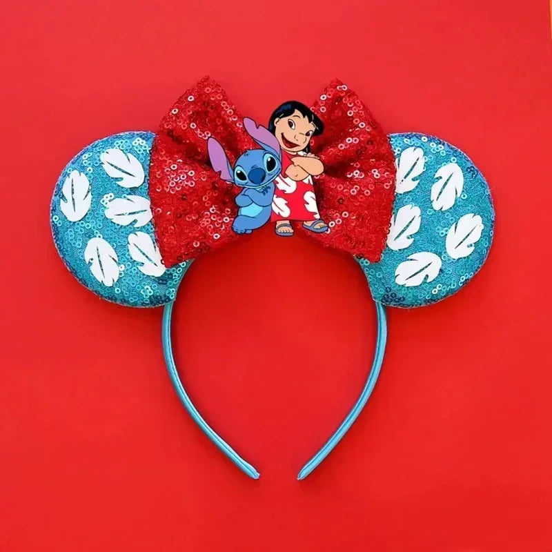 Toy Story Character Headbands - Sequin Bow, Woody, Buzz Lightyear & Alien Hair Accessories for Girls
