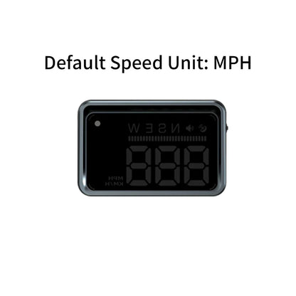 KWHUD GPS Head-Up Display Speedometer – Digital Windshield Projector USB Plug & Play Car Speed Monitoring Device