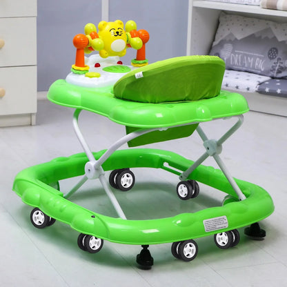 4-Piece Baby Stroller Wheel Set - Quiet Smooth Replacement Casters for Infant Walkers