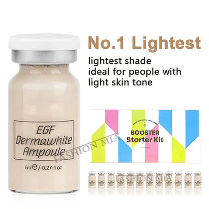 8ml BB Cream Glow Serum Ampoule – Niacinamide & Peptide Moisturizing Foundation with Hyaluronic Acid for Facial Skin Care