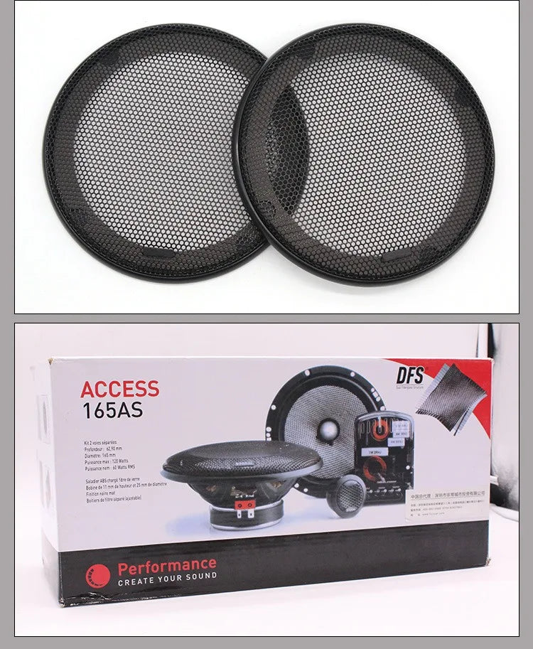 High-Quality Two-Way Car Audio Modification Kit - 6.5 Inch 12V High Power Amplifier & Front Door Speaker Kit